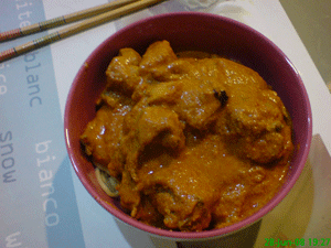 curry chicken noodles
